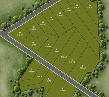 Parcel Map of Peachtree Place